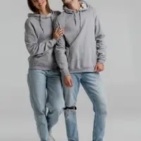 Толстовка с капюшоном Snake II серый меланж, размер XXL