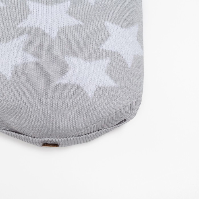 Комбинезон вязаный Крошка Я &laquo;Звёзды&raquo; рост 74-80 см, цвет серый