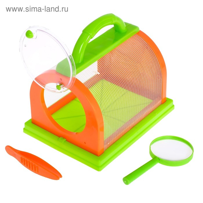 Набор для исследований &laquo;Юный биолог&raquo;, для ловли насекомых, цвета МИКС