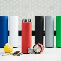 Термос с ситечком Percola, красный