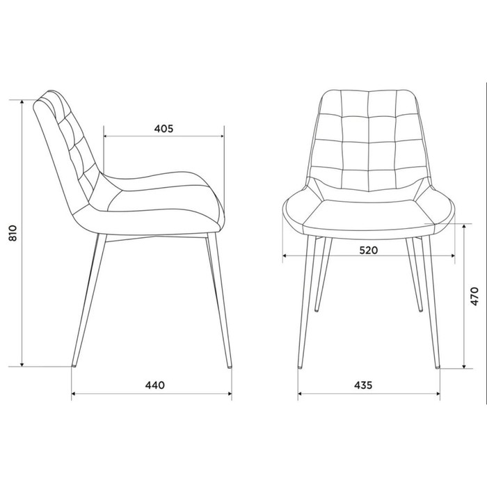 Стул Президент, зелёный софт