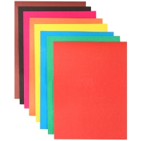 Картон цветной, А4, 8 листов, 8 цветов, немелованный, односторонний, в папке, 220 г/м&sup2;, Щенячий патруль