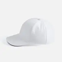 Бейсболка Long Beach, белая с темно-синим