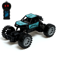 Джип &laquo;Вездеход&raquo;, радиоуправление, свет, на батарейках, синий