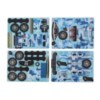 Конструктор 3D «Военный джип», 84 детали Конструктор 3D «Военный джип», 84 детали