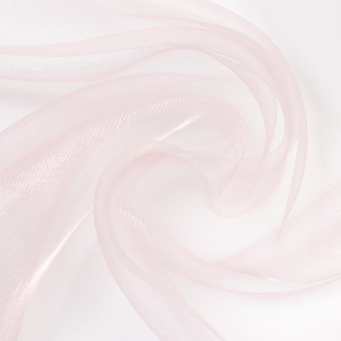 Штора органза 290х260 см, розовый, 100% полиэстер Штора органза 290х260 см, розовый, 100% полиэстер