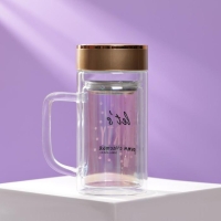 Термокружка стеклянная «Ритм счастья», 350 мл Термокружка стеклянная «Ритм счастья», 350 мл