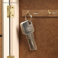 Ключница "Прекрасный букет" дуб молочный 15х21