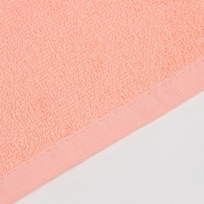 Полотенце махровое &laquo;Экономь и Я&raquo; 30х60 см, цвет персик