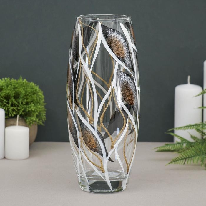 Ваза Ваза "Абстракция №2" овал d-7х10х26 см