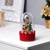 Светодиодная фигура под куполом «Оленёнок» 6 × 9.5 × 6 см, дерево, батарейки LR1130х3 (в комплекте), свечение тёплое белое Светодиодная фигура под куполом «Оленёнок» 6 × 9.5 × 6 см, дерево, батарейки LR1130х3 (в комплекте), свечение тёплое белое