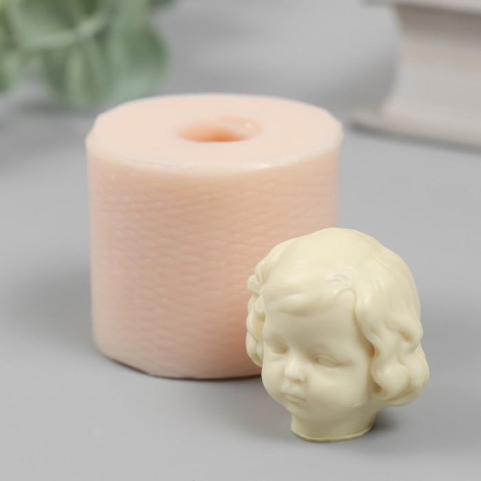 Молд силикон Молд силикон "Голова младенца" №16 3,5х2,7х3 см