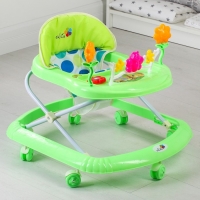 Ходунки &laquo;FLY&raquo;, зеленый, 7 колес, муз., свет