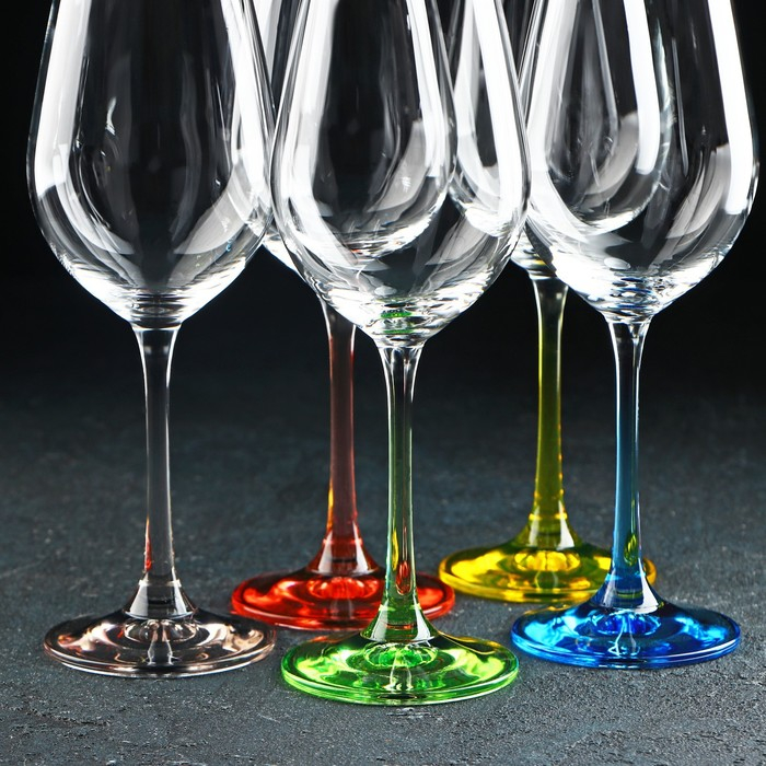 Набор бокалов для вина &laquo;Виола&raquo;, 250 мл, 6 шт