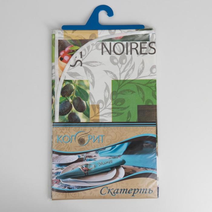 Скатерть на нетканой основе многоразовая с бейкой &laquo;Мажор&raquo;, 135&times;110(+/-5) см, цвет микс