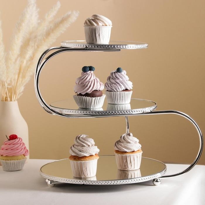 Подставка для десертов «Кольца», 39×30×32 см Подставка для десертов «Кольца», 39×30×32 см