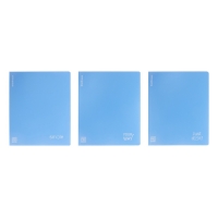 Тетрадь 48 листов в клетку ErichKrause CoverProBook Symbol, с пластиковой обложкой, голубой, Тетрадь 48 листов в клетку ErichKrause CoverProBook Symbol, с пластиковой обложкой, голубой,