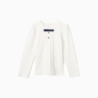 Джемпер для девочки школьный, цвет молочный, рост 116 см Джемпер для девочки школьный, цвет молочный, рост 116 см