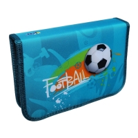 Пенал 1 секция, 140 х 200 х 40 мм, 2 откидные планки, тканевый, ПКТ 09-20 "Футбол" 70580 Пенал 1 секция, 140 х 200 х 40 мм, 2 откидные планки, тканевый, ПКТ 09-20 "Футбол" 70580