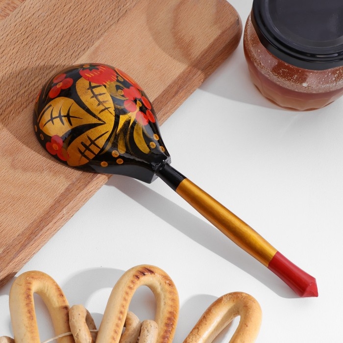 Ложка полубаская «Традиционная», 19×6 см, микс Ложка полубаская «Традиционная», 19×6 см, микс