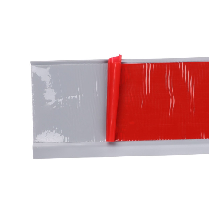 Плинтус ПВХ самоклеящийся, 200см/8см, серый