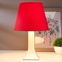 Лампа настольная 62104 1хЕ27 15Вт красный d=22 см, h=34,5 см RISALUX