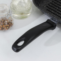 Сковорода-гриль квадратная Доляна, 26×26 см, антипригарное покрытие Сковорода-гриль квадратная Доляна, 26×26 см, антипригарное покрытие