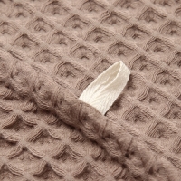 Полотенце вафельное банное Этель "Boho" 45*90 см, цв. мокко, 100% хл