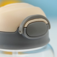 Бутылка для воды стеклянная &laquo;Космонавты&raquo;, 450 мл, 8,2&times;15 см, цвет МИКС