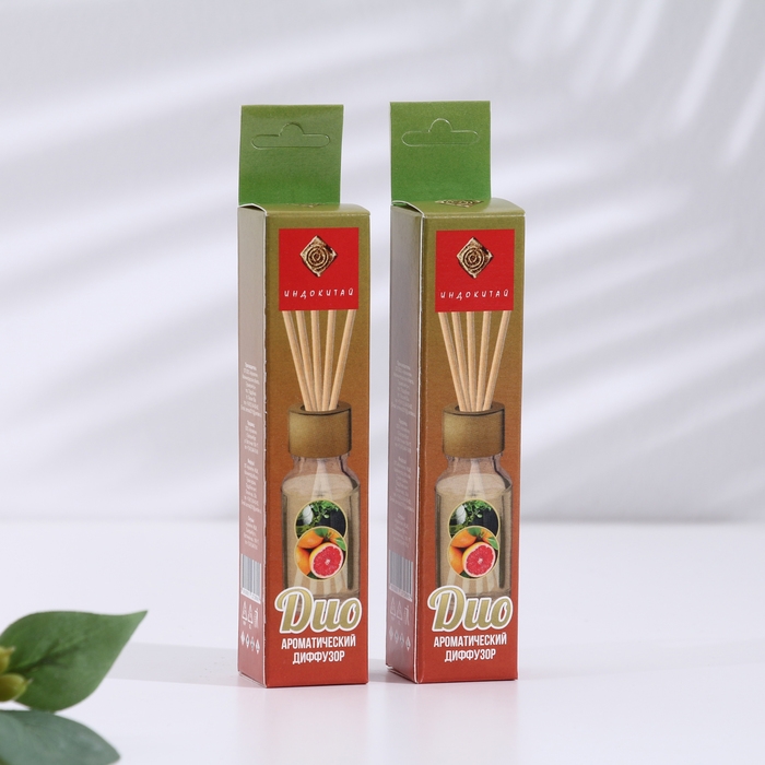 Набор диффузоров Набор диффузоров "Зелёный чай и грейпфрут" по 10 мл, 2 шт