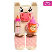 Аксессуары для кукол &laquo;Мишаня&raquo;, носочки с бутылочками и соской