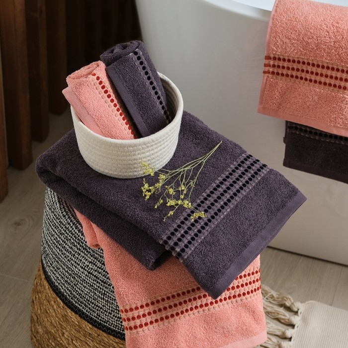 Полотенце махровое Love Life «Адажио» 50х90 см, пудровый, 100% хл, 450 гр/м2 Полотенце махровое Love Life «Адажио» 50х90 см, пудровый, 100% хл, 450 гр/м2