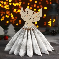 Салфетница деревянная Доляна &laquo;Феечка&raquo;, 22&times;12 см