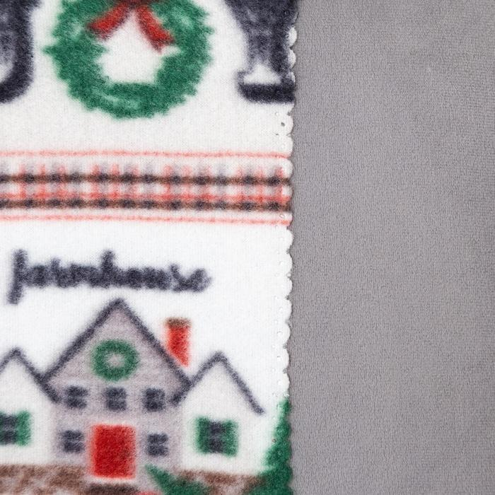 Плед Экономь и Я «Рождество» 150*200см, пл.160 г/м2, 100% п/э Плед Экономь и Я «Рождество» 150*200см, пл.160 г/м2, 100% п/э