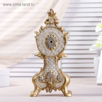 Часы настольные интерьерные каминные "Рококо", 38 х 17.5 х 10 см, d-10 см 3940763