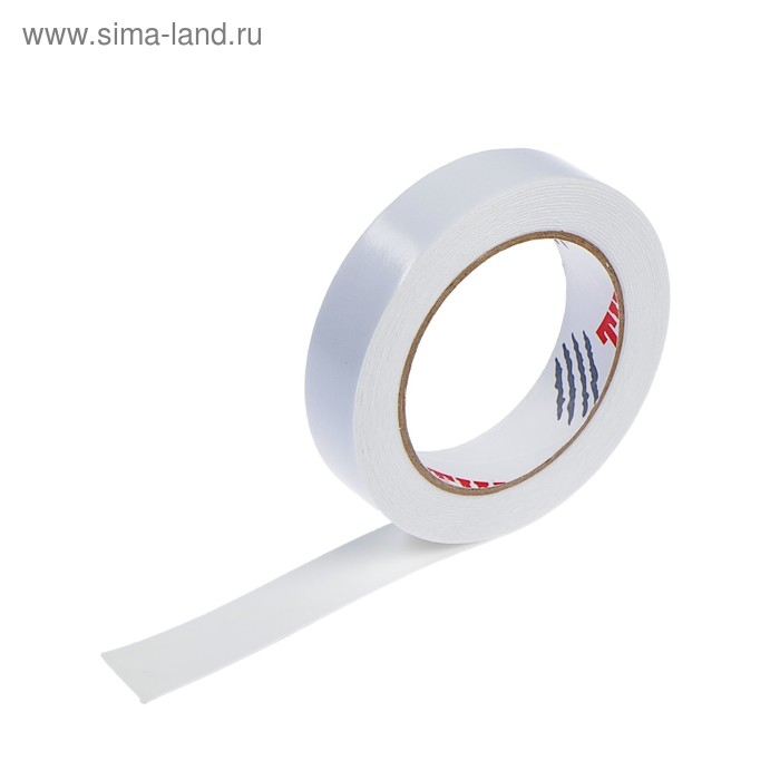 Лента двусторонняя ТУНДРА, клейкая, на вспененной основе, 800 мкм, 24 мм х 5 м Лента двусторонняя ТУНДРА, клейкая, на вспененной основе, 800 мкм, 24 мм х 5 м