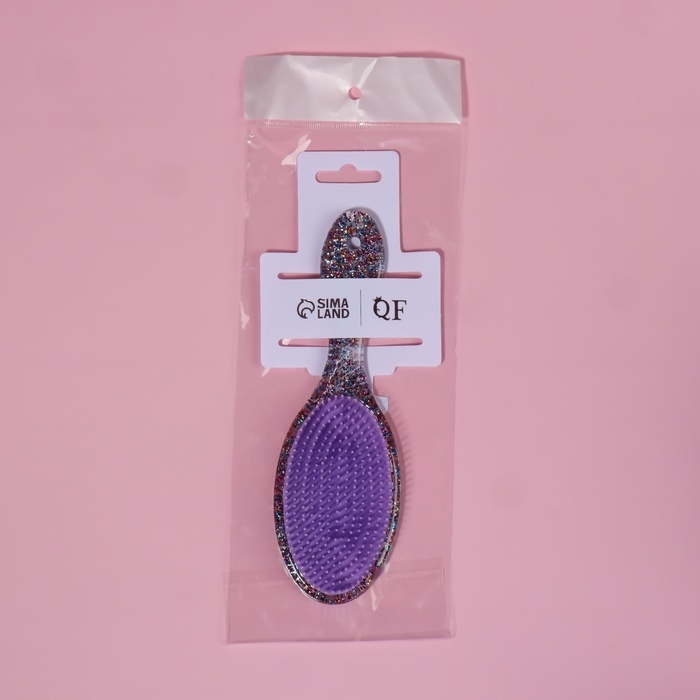 Расчёска массажная, 5,5 × 17,5 см, цвет МИКС Расчёска массажная, 5,5 × 17,5 см, цвет МИКС