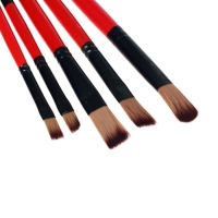 Набор кистей Calligrata ворс "Нейлон", плоские, 5 штук.