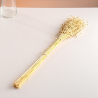 Набор сухоцветов "Лён-долгунец", банч длина 55-60 (+/- 6 см), выбеленный