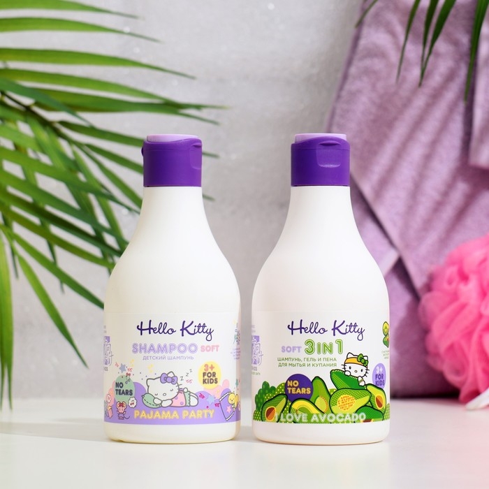 Подарочный набор косметики Hello Kitty Подарочный набор косметики Hello Kitty "Hold My Avocado", 2*250 мл