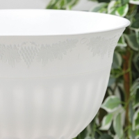 Кашпо уличное на ножке &laquo;Ангара&raquo;, 3 л, белое