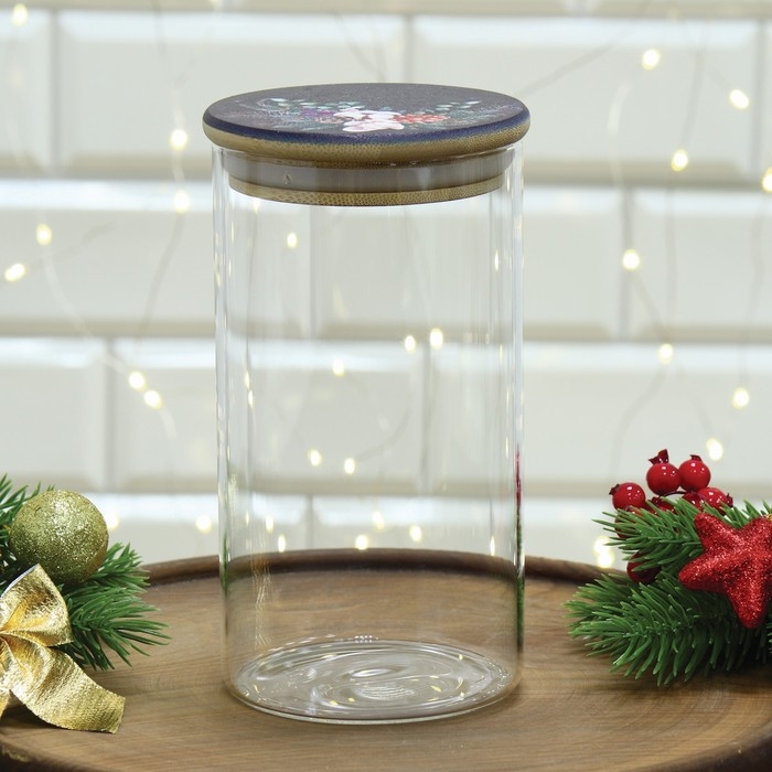 Новый год. Банка для хранения &laquo;Зимние истории&raquo;, 700 мл