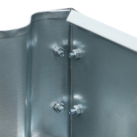 Клумба оцинкованная &laquo;Лепесток&raquo;, d = 70 см, высота бортика 15 см, Greengo