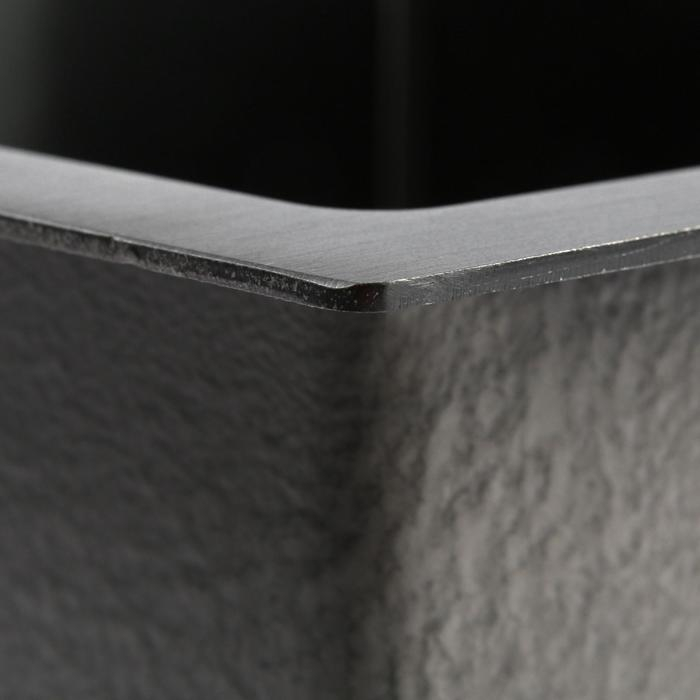 Мойка кухонная AFLORN AF94444F, врезная, S=3,0 и 0,8 мм, 44х44х22 см, сифон, графит