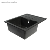 Мойка кухонная из камня MARRBAXX Катрин Z151Q4, 645х505х218 мм, черная Мойка кухонная из камня MARRBAXX Катрин Z151Q4, 645х505х218 мм, черная