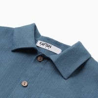 Рубашка для мальчика KAFTAN Linen, р. 32 (110-116), синий