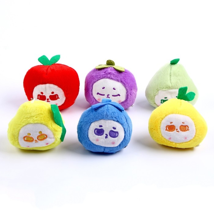 Мягкая игрушка &laquo;Брелок. Фруктики&raquo;, 8 см, вид МИКС