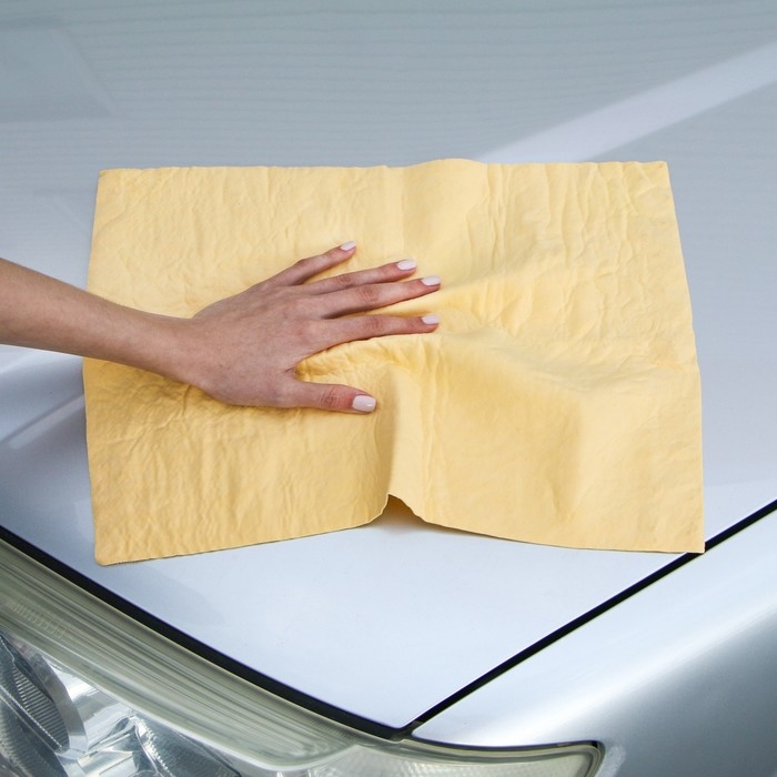 Замша протирочная AVS CH-4332A супервпитывающая, 43х32 см Замша протирочная AVS CH-4332A супервпитывающая, 43х32 см