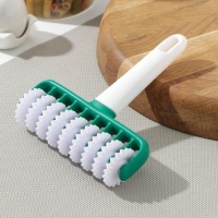 Валик для нарезки теста KONFINETTA &laquo;Сладость&raquo;, фактурный, 14&times;17&times;4 см, цвет белый