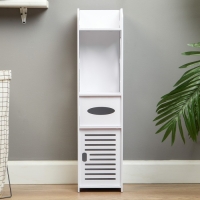 Пенал для ванной комнаты, напольный, 20 х 18 х 80 см, пластик